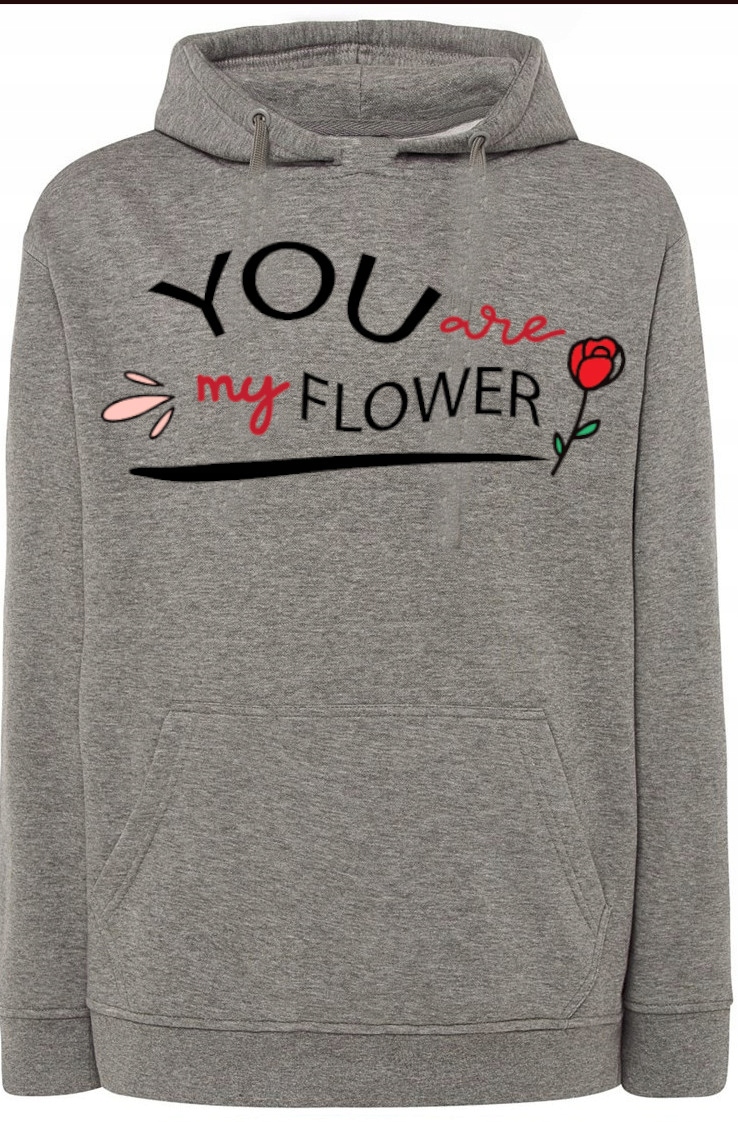 You Are My Flower Mikina s potiskem Kapuce vel. 3XL