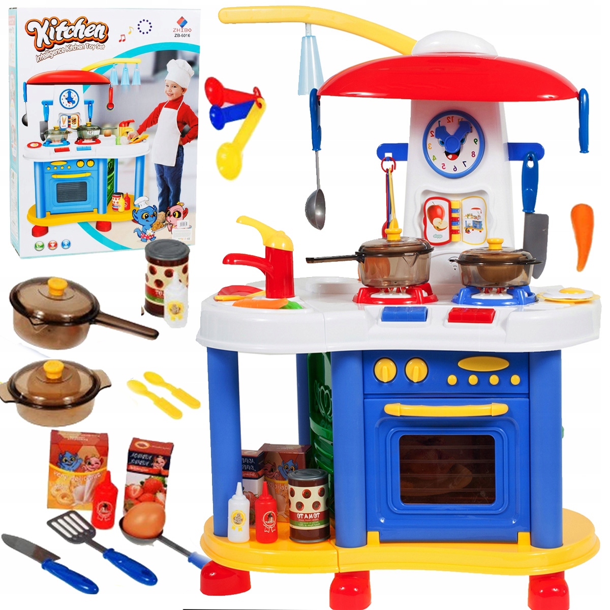 

Duża Interaktywna Kuchnia XL dla dzieci Piekarnik