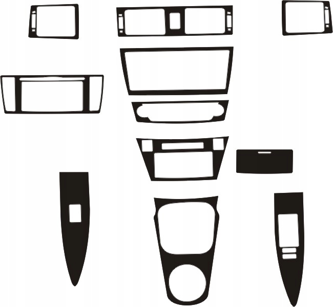 TOYOTA AVENSIS T27 09+ OKLEINY NA KOKPIT DEKORY DREWNO NAKLEJKI NAKŁADKI 3D Producent inny