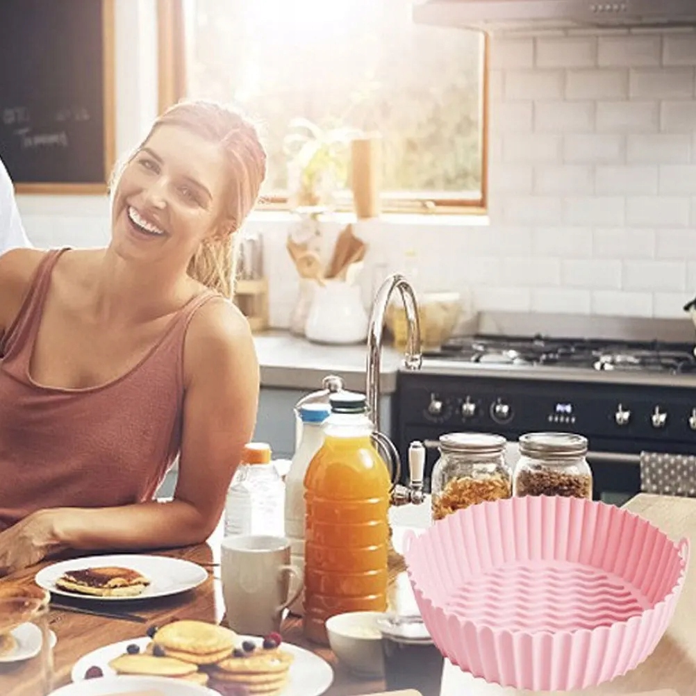 Silikonowe patelnie do pieczenia Air Fryer Pot Mat Stan opakowania oryginalne