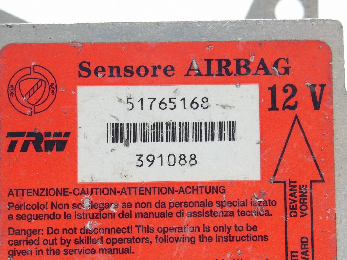 modulo SENSOR airbag airbag LANCIA MUSA 51765168