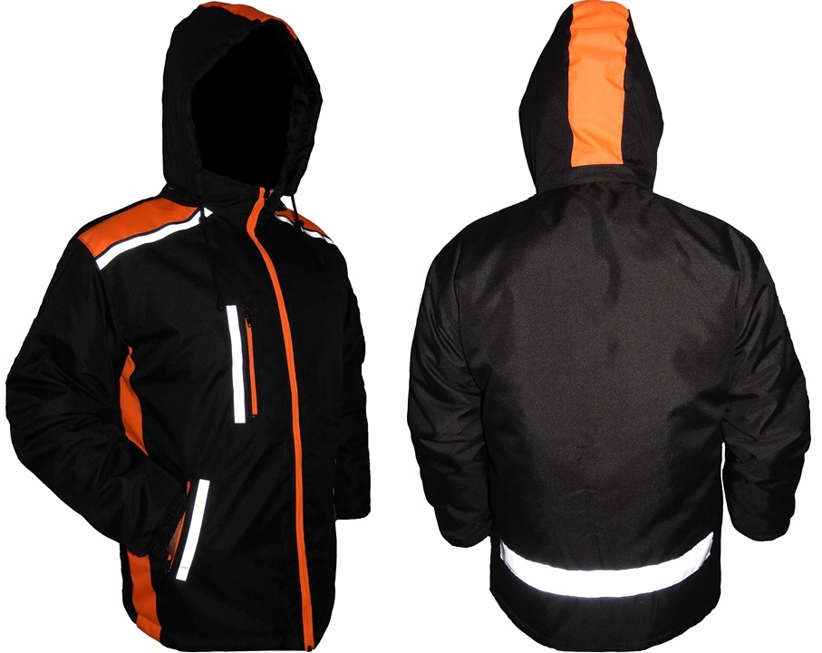 KURTKA ROBOCZA ODBLASKOWA WODOODPORNA OCIEPLANA S Typ kurtka