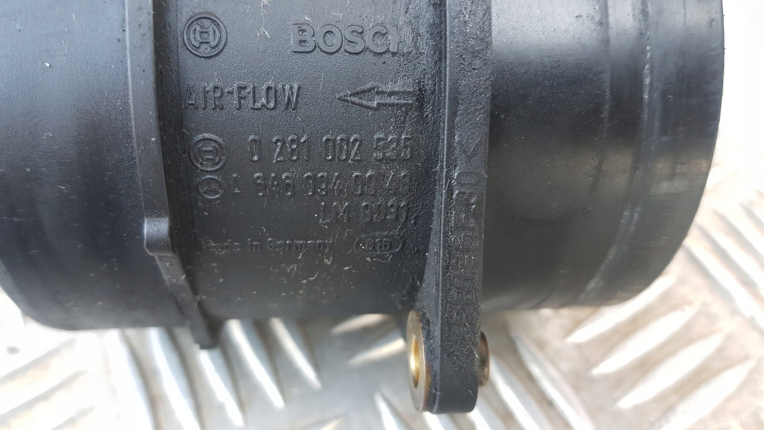 MERCEDES W203 W209 2.2 CDI flow meter 0281002535