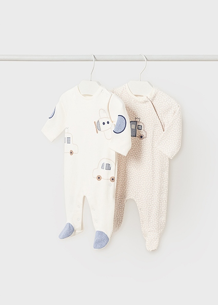 Zestaw 2 par pajacyków Mayoral Roz: 80cm