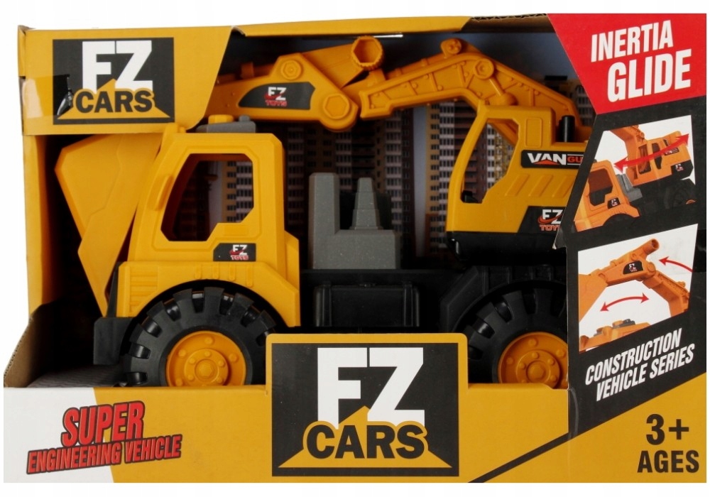 AUTO BUDOWLANE KOPARKA CIĘŻARÓWKA EAN (GTIN) 5905523607307