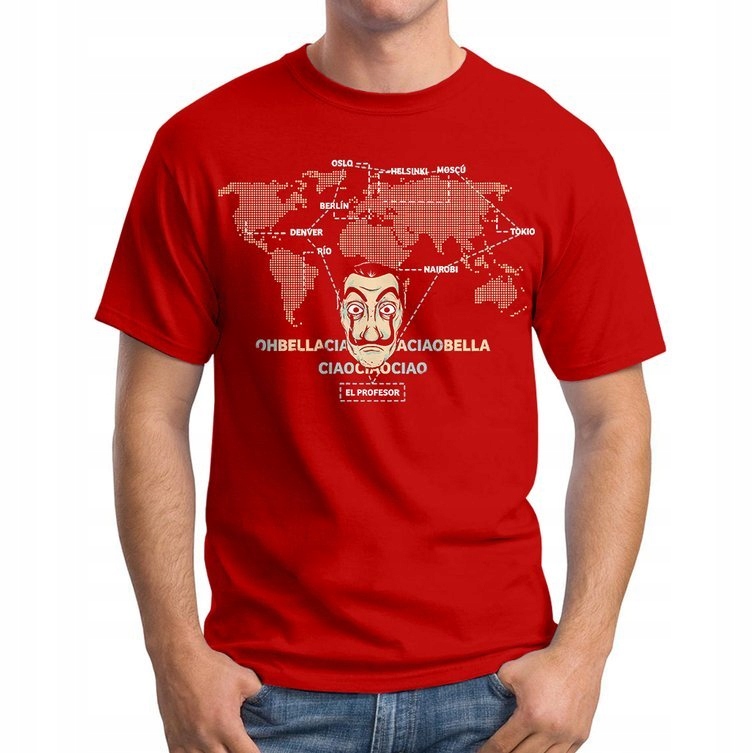 

Koszulka T-Shirt Dom Z Papieru La CasaDe Papel L