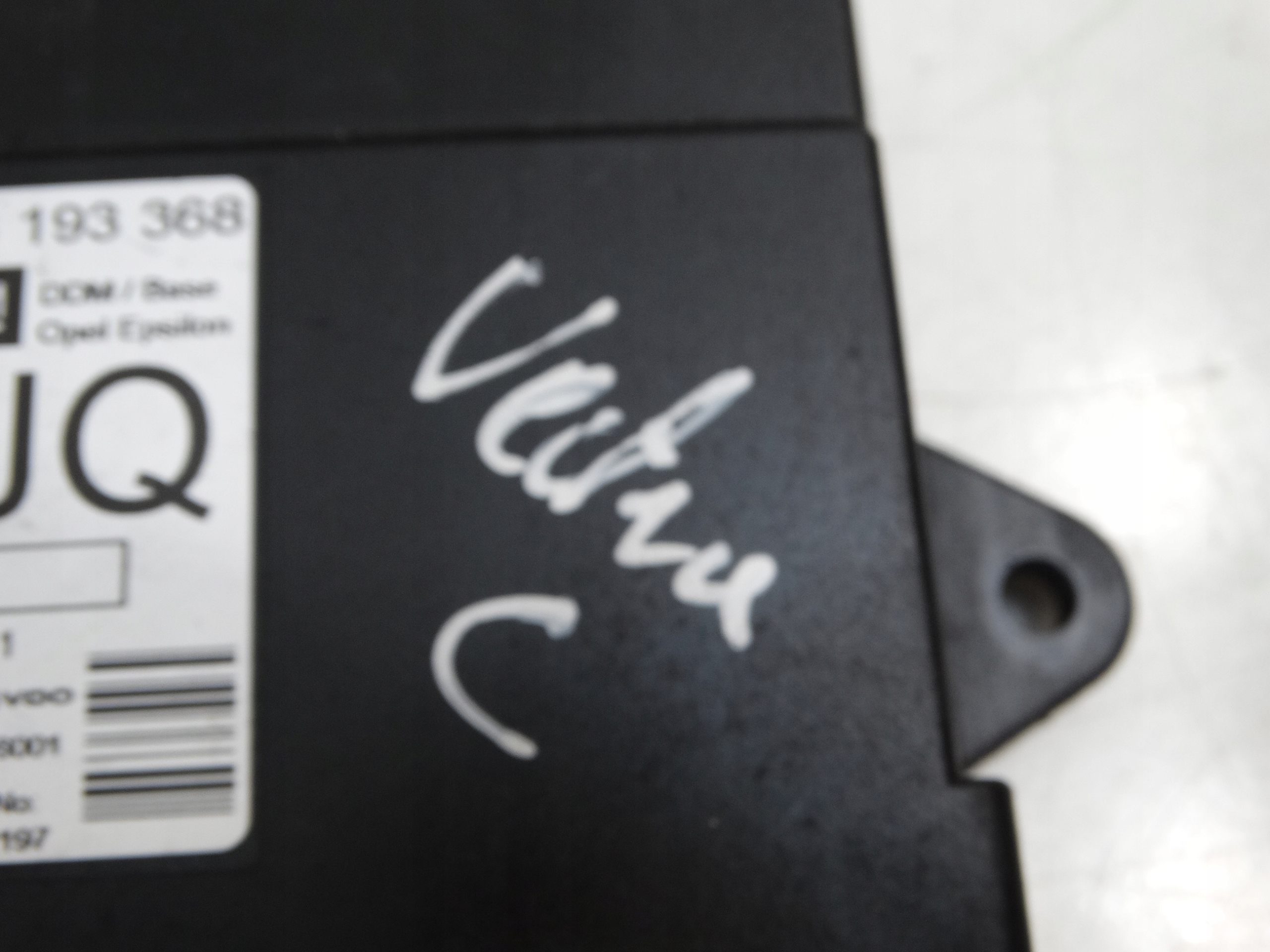 module control unit door right front OPEL VECTRA C GM 13193368
