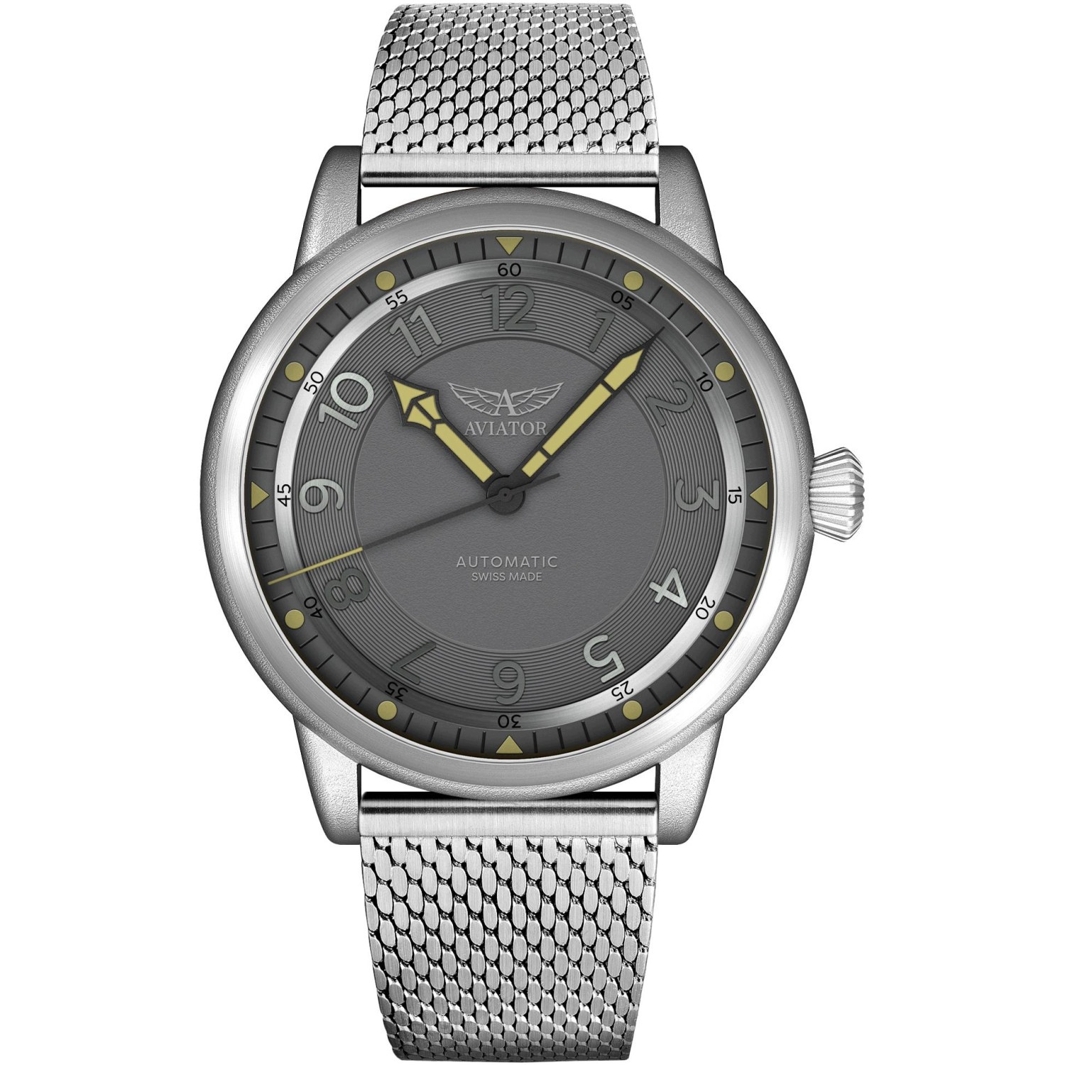 Zegarek Męski Aviator V.3.31.0.229.5 srebrny