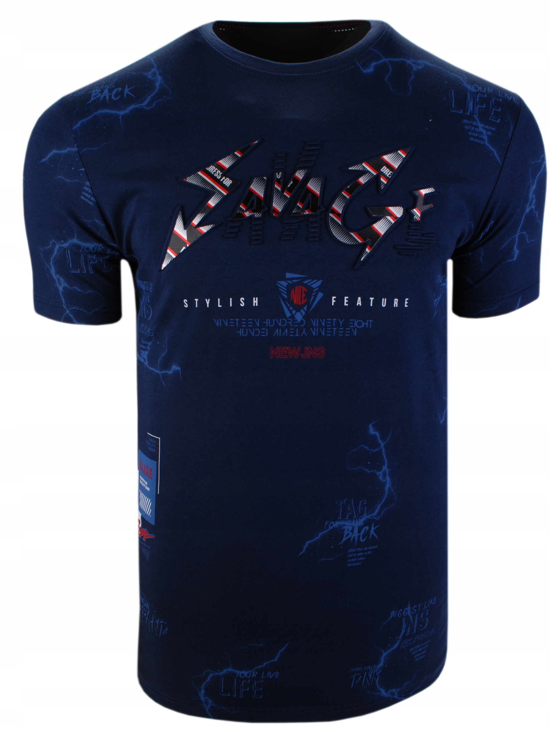 

Xxl-bluzka -koszulka T-shirt 3D Bawełna SV/03