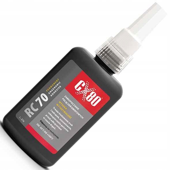 

CX80 Klej Anaerobowy Rc 70 Gwintów Śrub 50ML 090