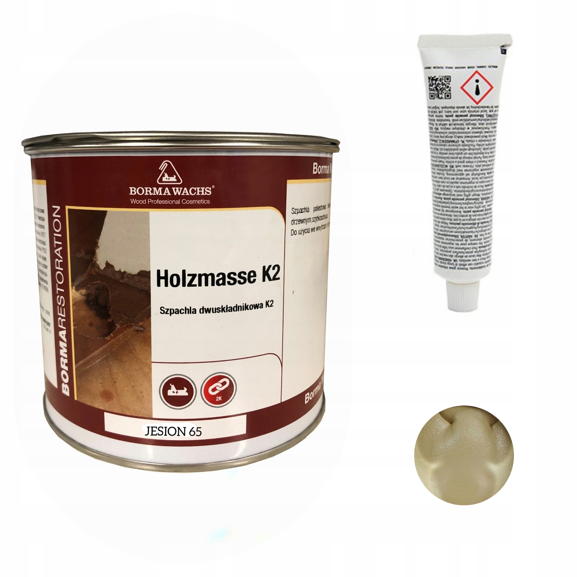 

Szpachla Do Drewna/Holzmasse K2 /750ml/JESION