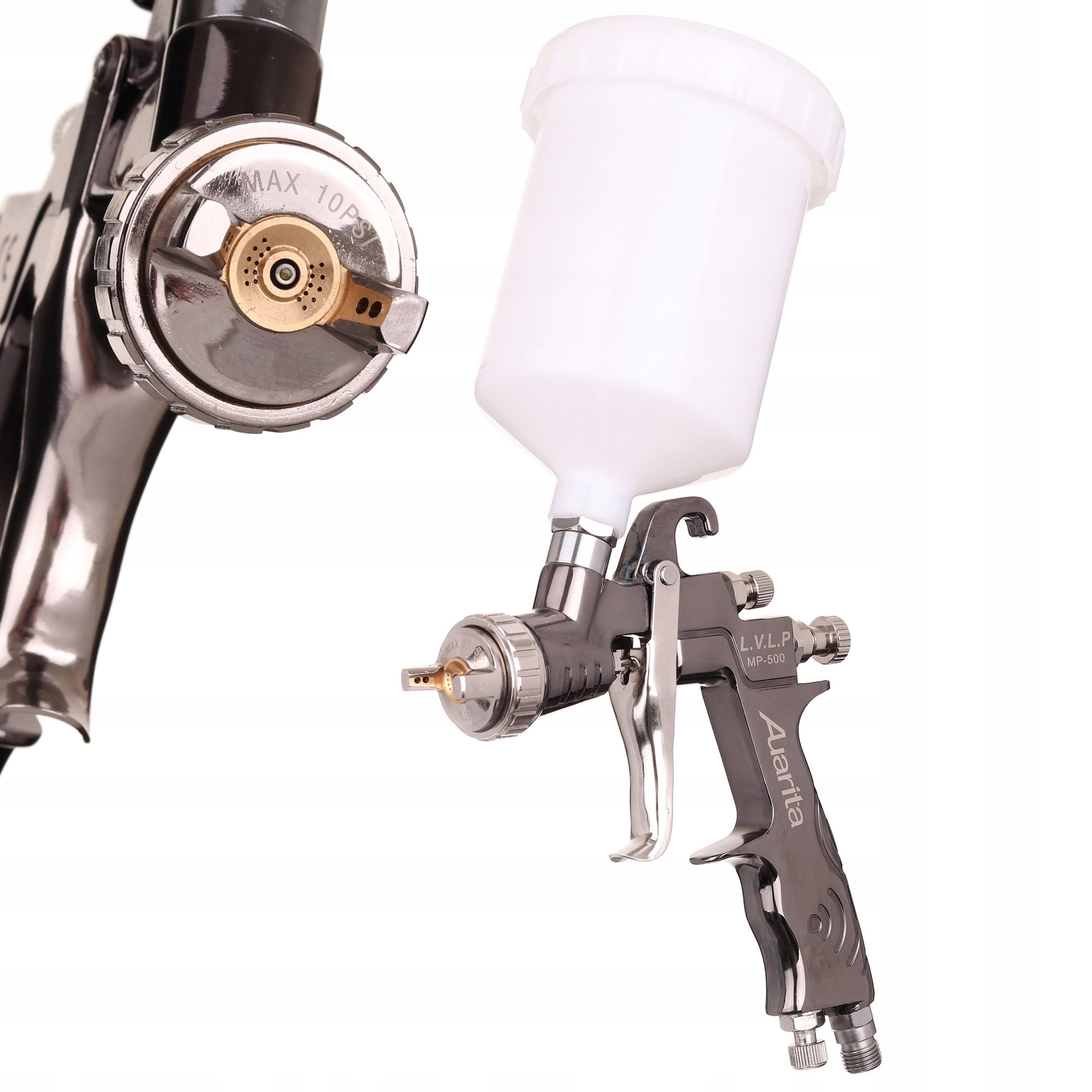 Lakovací Pistole Auarita MP-500 20MM Lvlp Nádržka 600 ML Pro Malování