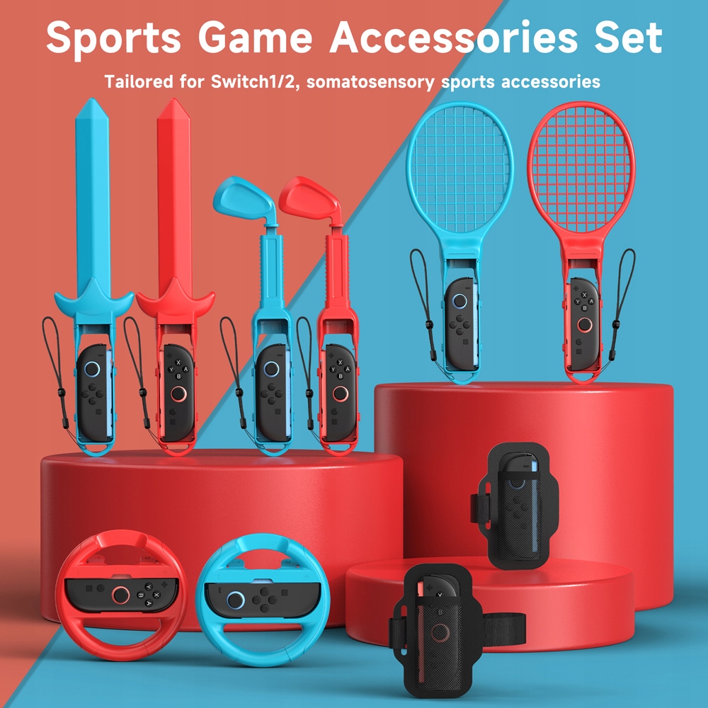 Zestaw akcesoriów sportowych 10 w 1 STARTRC do Nintendo Switch 2