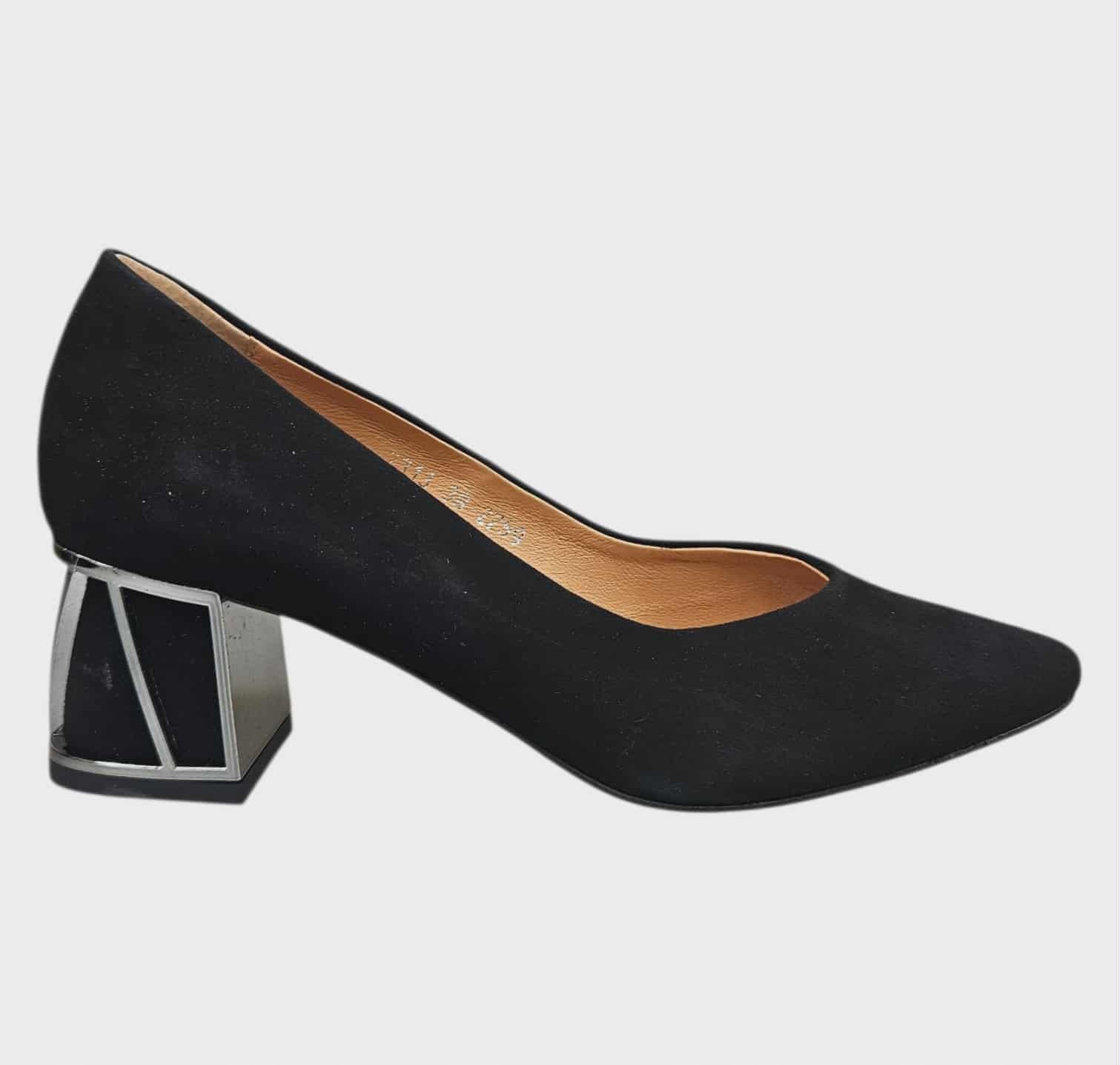 Clasicco Lodičky Na Kostce 2313 Semišové Černé vel. 37