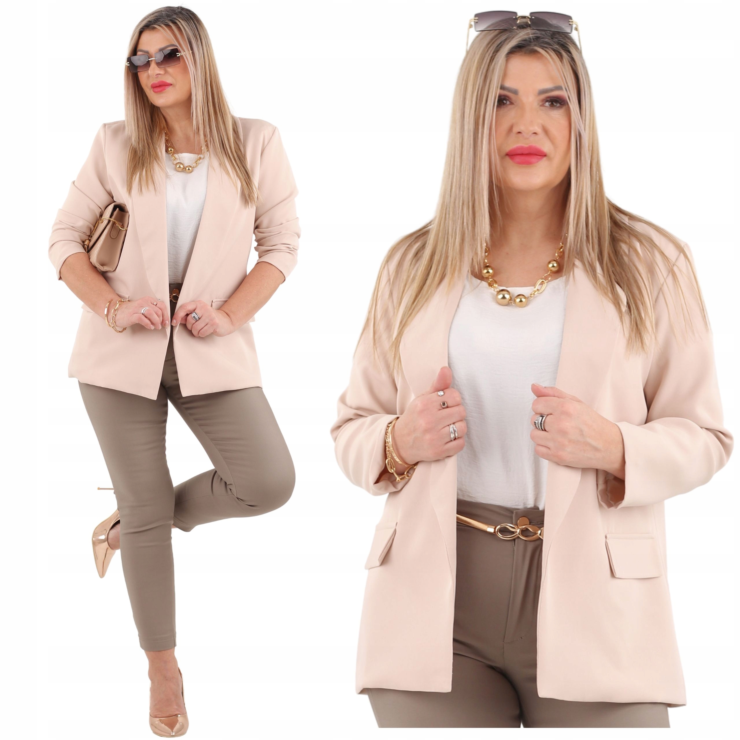 Żakiet marynarka damska klasyczna Polski Producent duże rozmiary