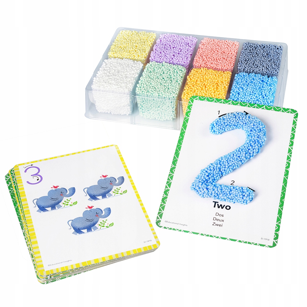 Playfoam Masa Piankowa Zestaw sensoryczny Do Nauki Liczb Learning Resources