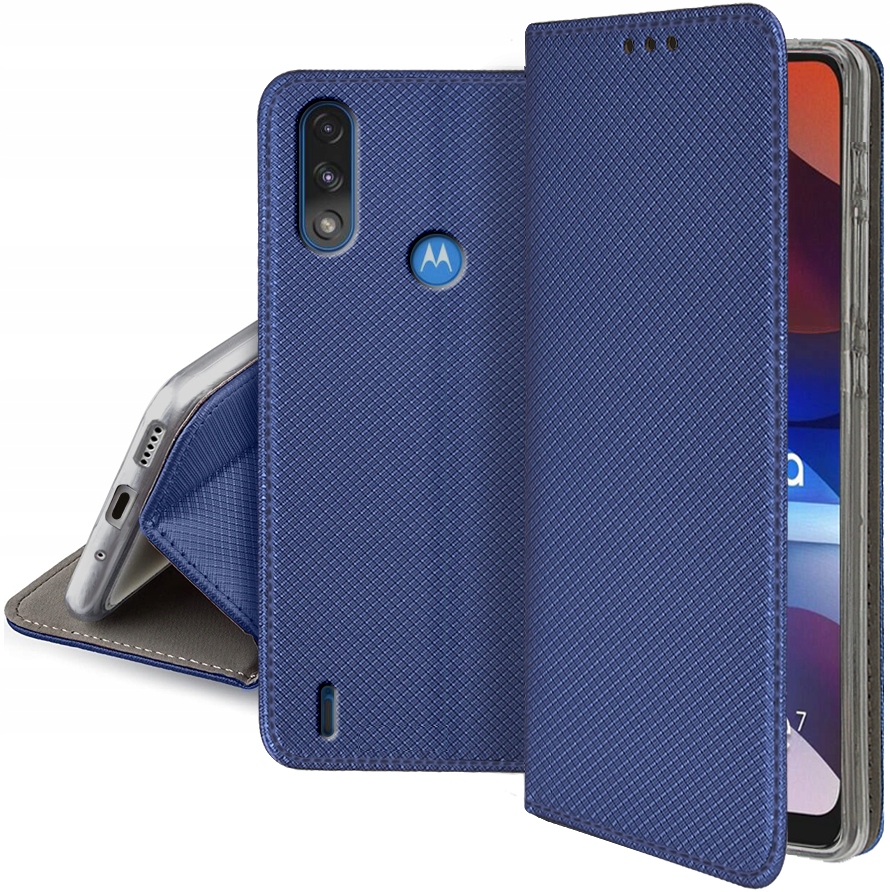 

Etui Smart Magnet Szkło do Motorola Moto E7 Power