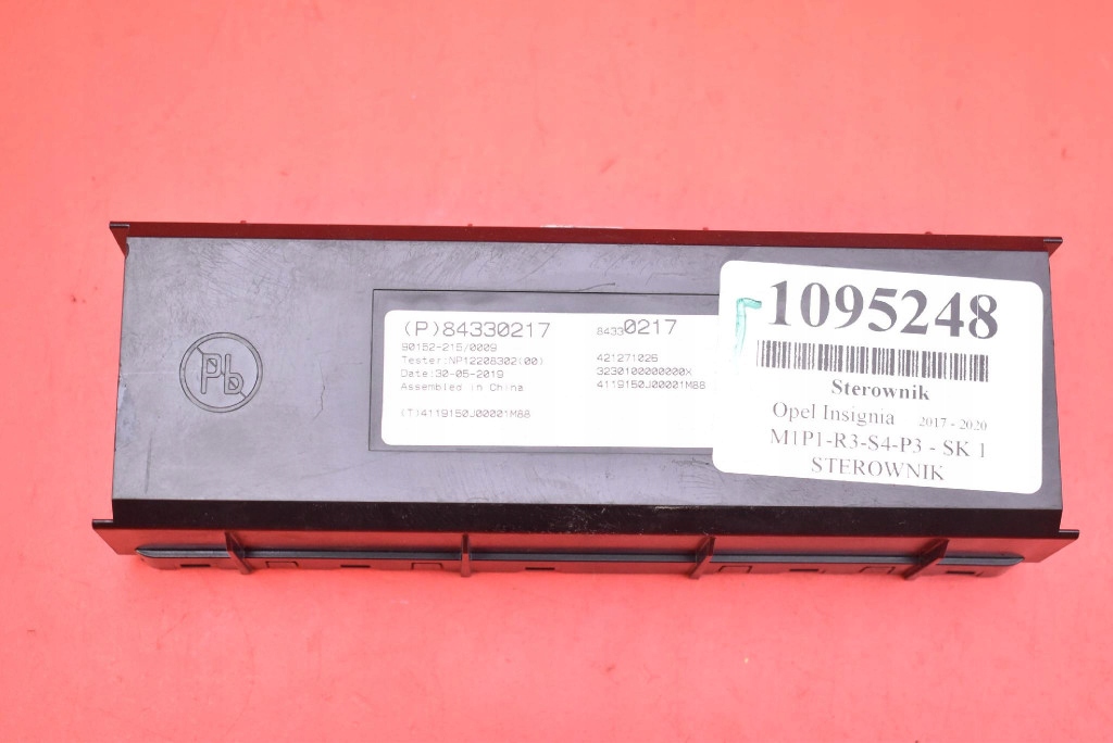 control unit module of the air conditioning 84330217 OPEL INSIGNIA B 17-20