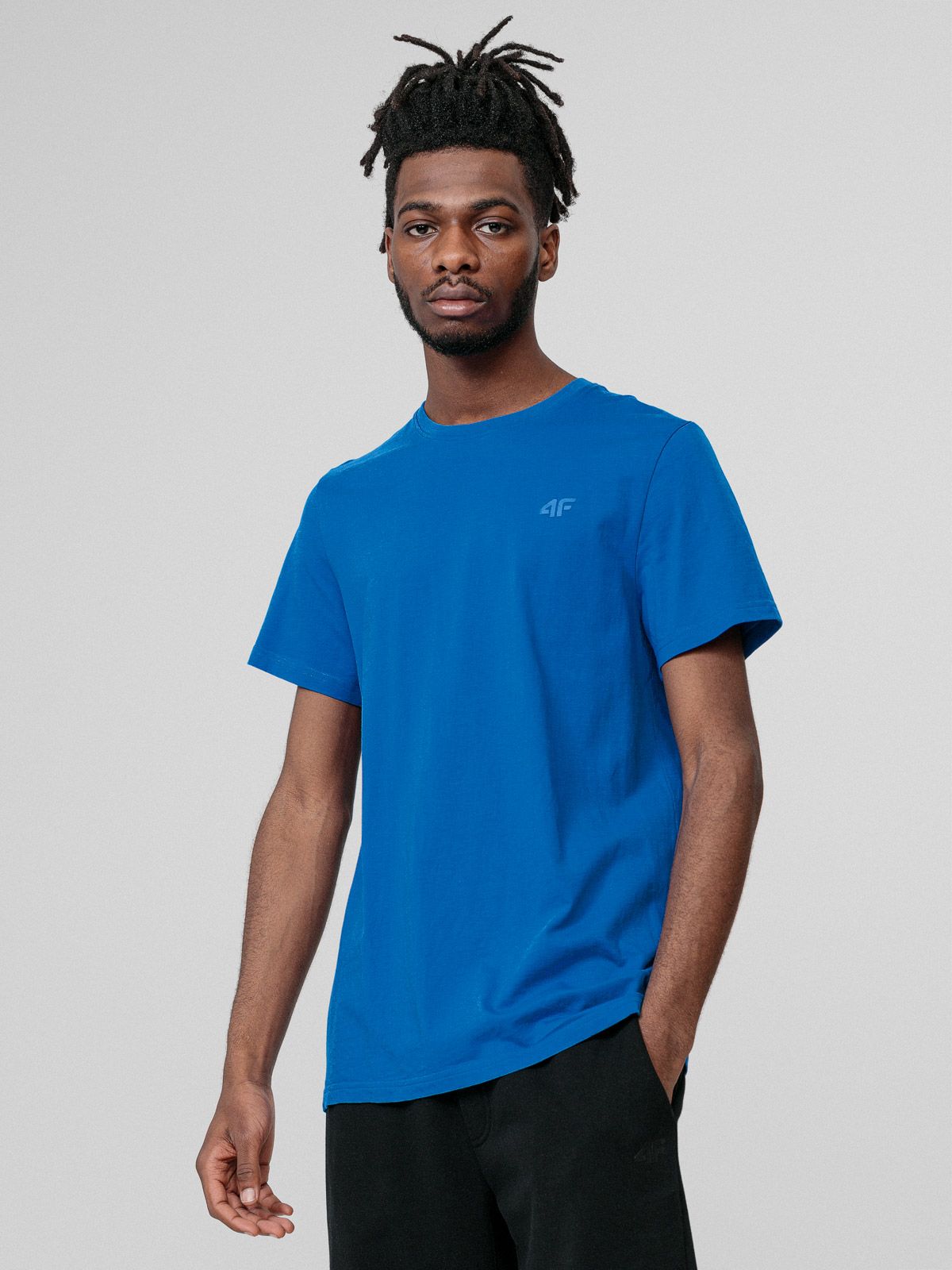 KOSZULKA MĘSKA 4F SPORTOWA T-SHIRT BAWEŁNA S Model NOSH4-TSM352 KOSZULKA MĘSKA 4F SPORTOWA T-SHIRT