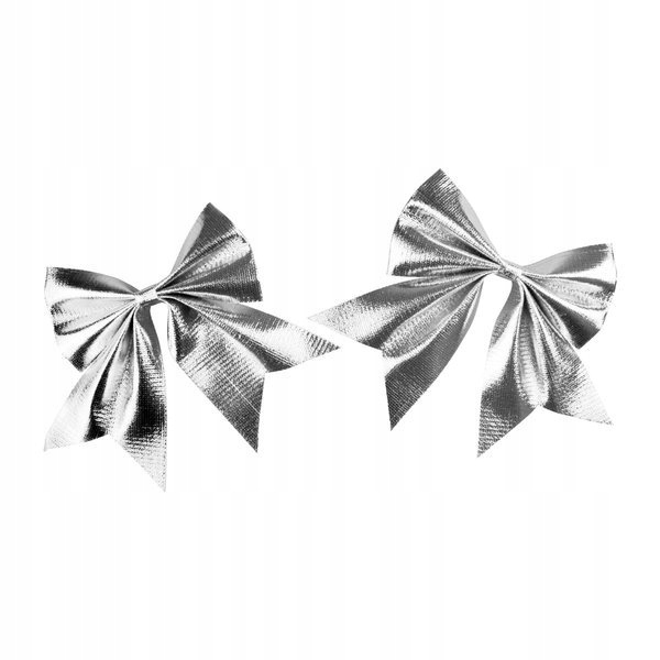 

Kokardy do Prezentów na Choinkę Święta Srebrne x2