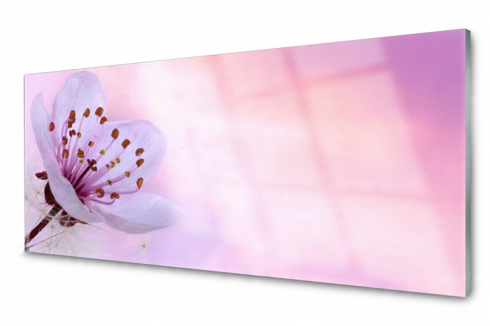 

Panel szklany do kuchni Kwiat Roślina 125x50