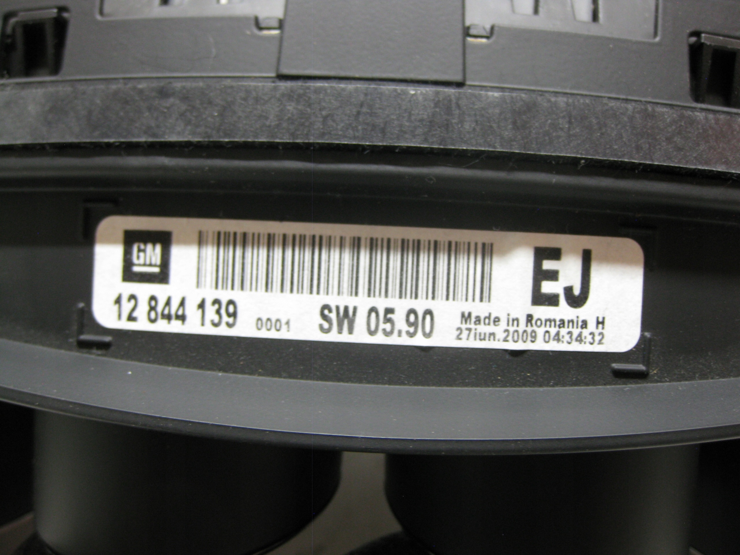 OPEL INSIGNIA A dials PREDKOSCIOMIERZ clock EU 12844139