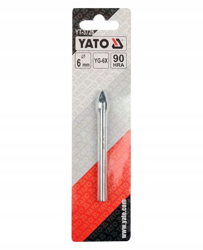 Wiertło do szkła i ceramiki 6mm YATO EAN (GTIN) 5906083937262