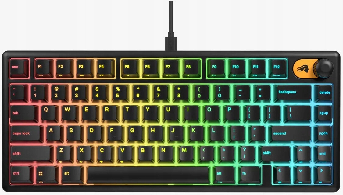 Glorious Gmbk 75% GLO-GMBK75-BLK-US Klávesnica Rgb čierna