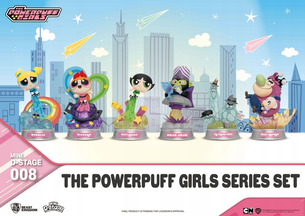 Powerpuff Girls Figurka Mini Diorama 12 cm, sortiment x6