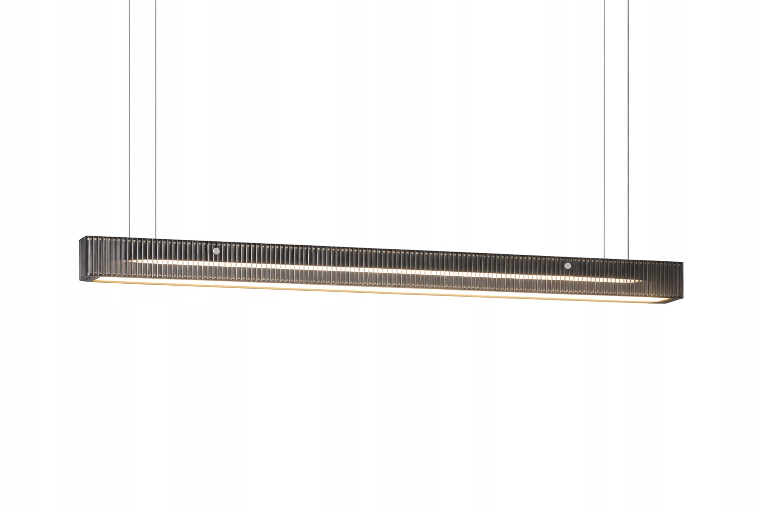 Darla Led lineární lampa nad stolem, moderní, podélná, černá, 100 cm