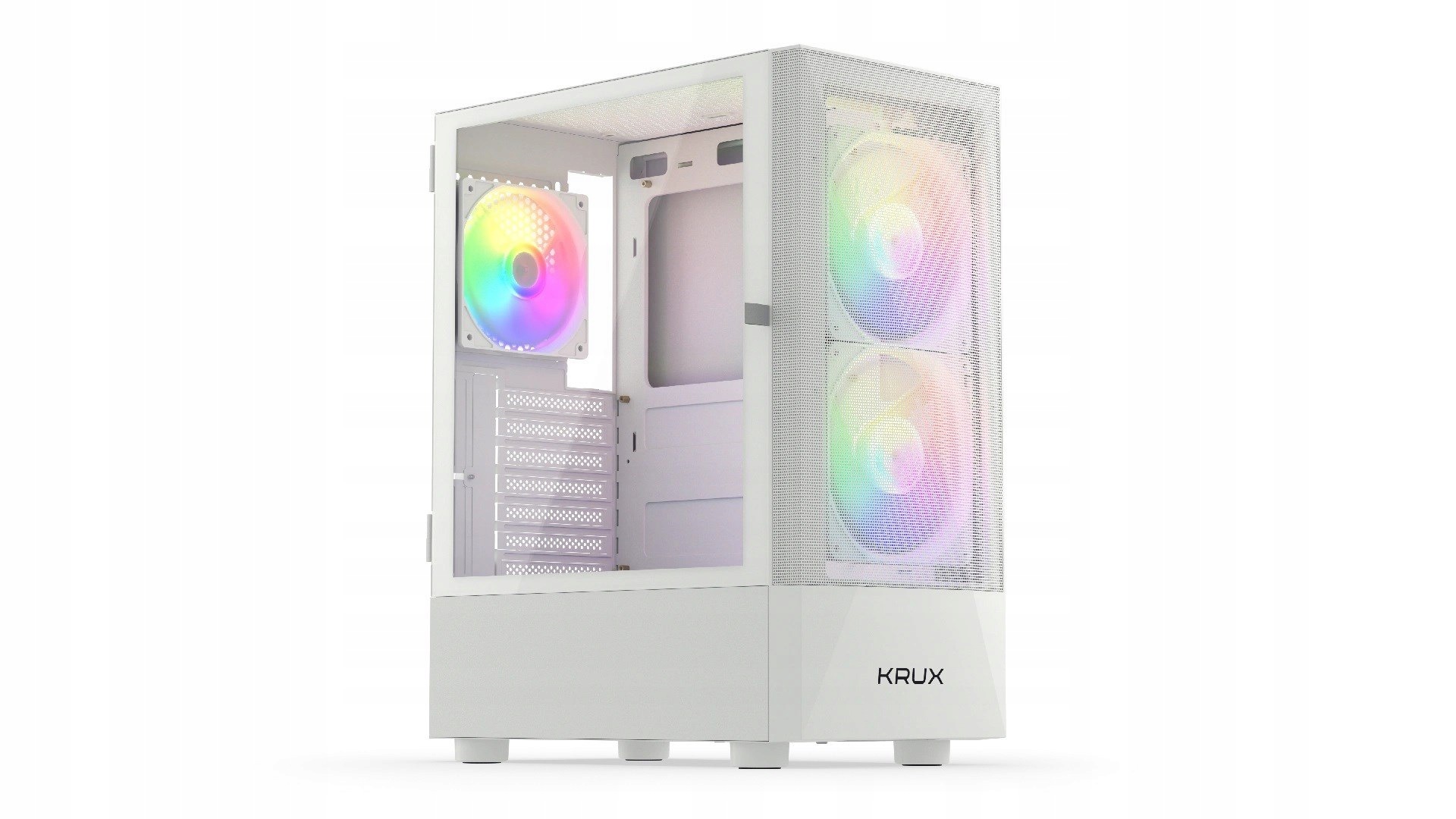 Počítačová Skříň Krux Vako White Rgb