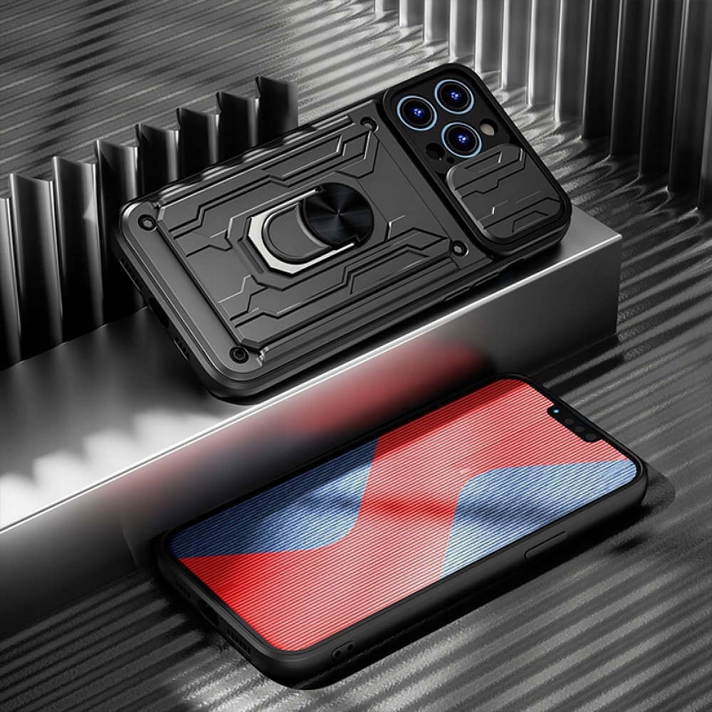 ETUI obudowa DO IPHONE 14 PRO - STAND SLIDE ALOGY Stan opakowania oryginalne