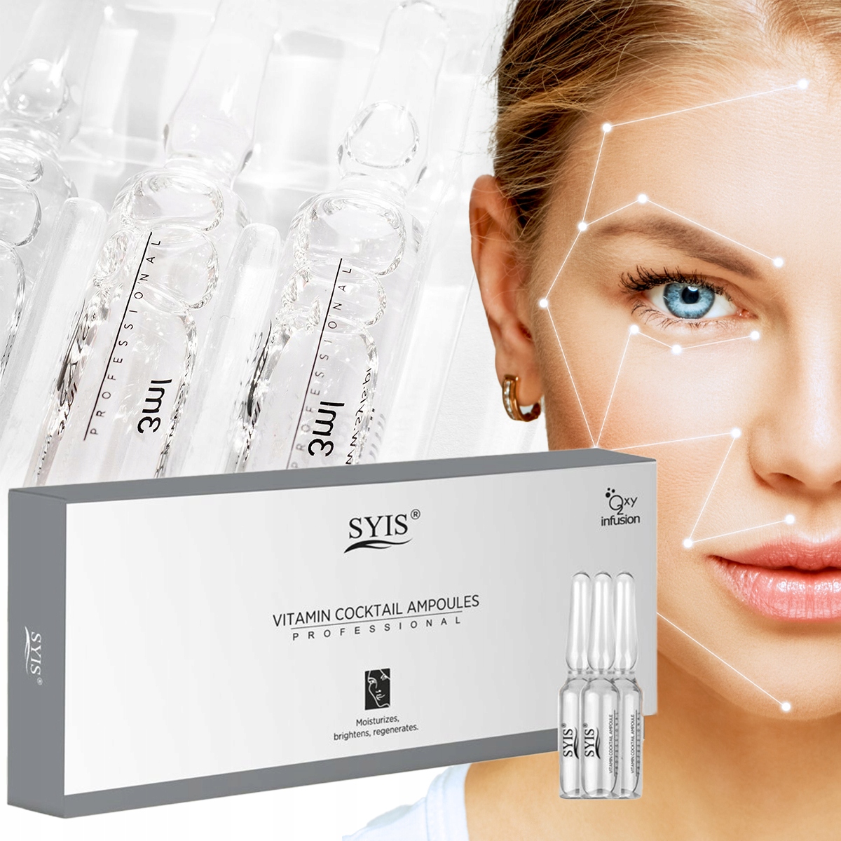 

Syis ampułki serum witaminowe do twarzy 10x3 ml