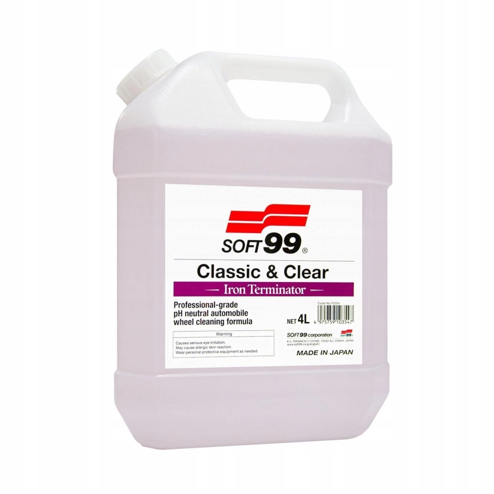 Soft99 Iron Terminator 4L odstraňovač polietavej hrdze