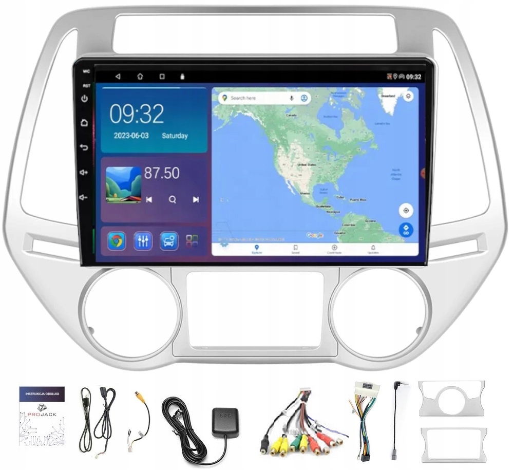 Gps Navigace Hyundai I20 2012-2014 Wifi Carplay Usb 4GB 64GB