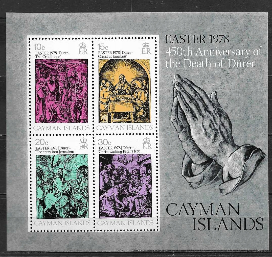 WIELKANOC. DURER. CAYMAN ISL Mi Bl A**1978r.