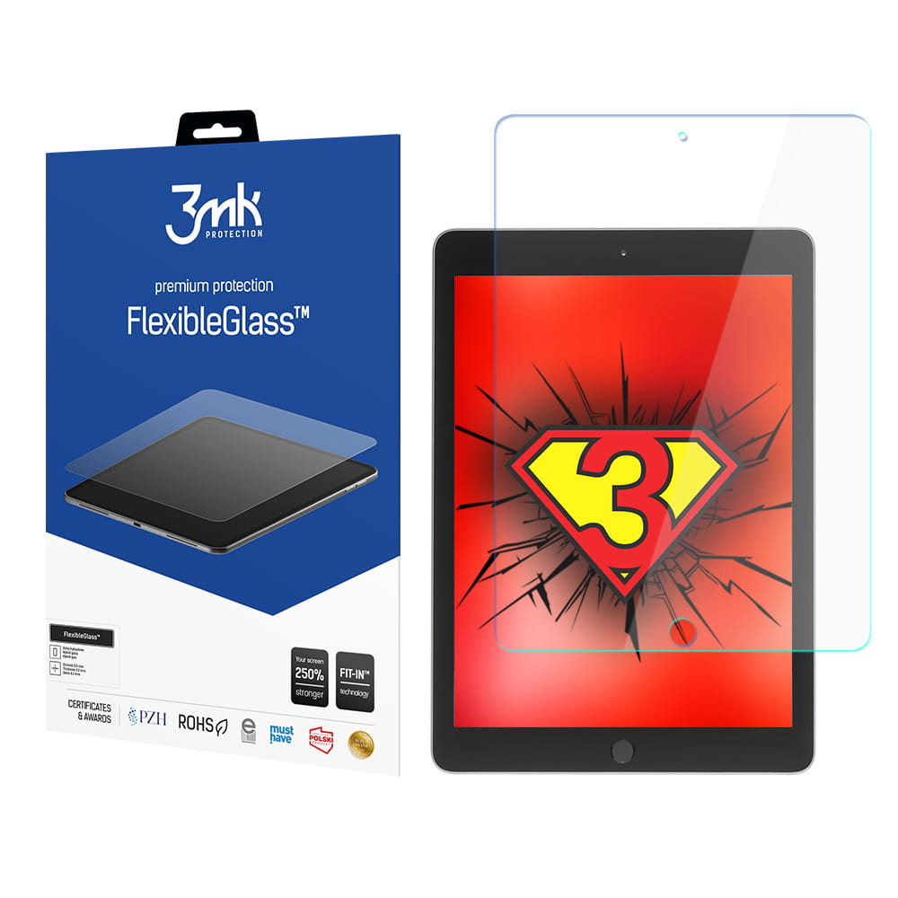 

Szkło do iPad 6-gen 2018 9,7 --- 3mk FlexibleGlass