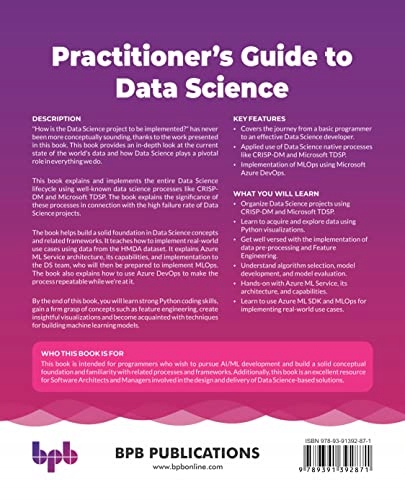 Mirza, Nasir Ali Practitioner's Guide to Data Science: Streamlining Data Sc Język publikacji angielski