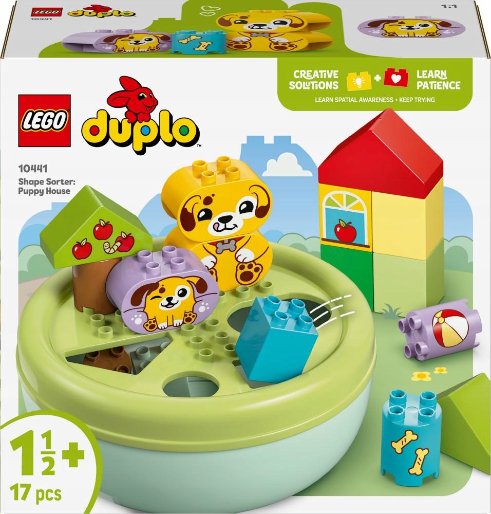 Lego Duplo Sorter tvarů: dům štěňat 10441