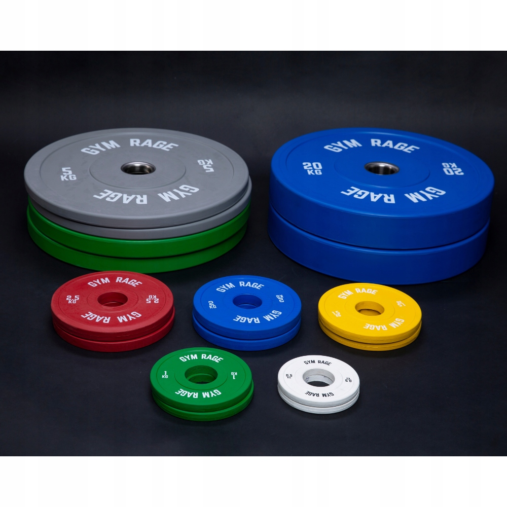 Kalibrowany zestaw obciążenia olimpijskiego 85kg Marka Gym Rage