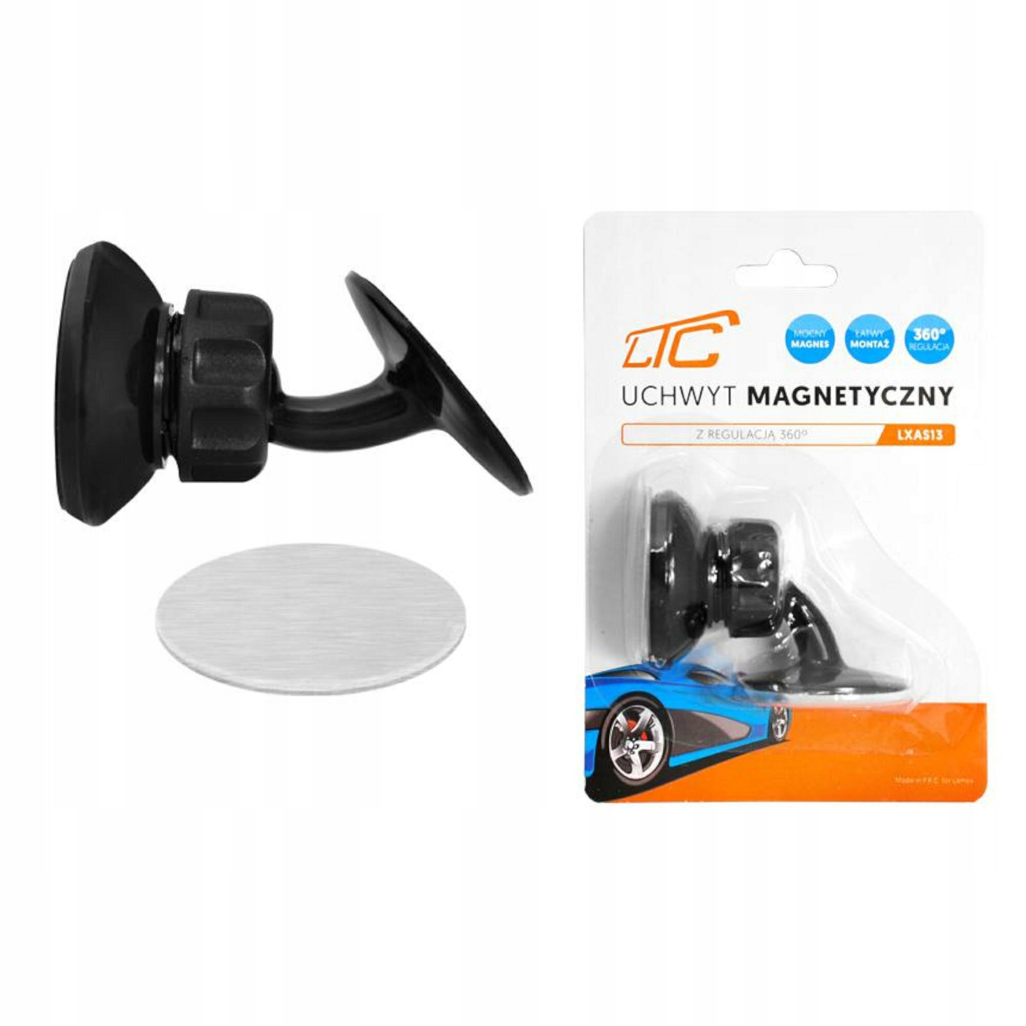 

Uchwyt do kokpitu czarny magnetyczny Ltc 360 st.