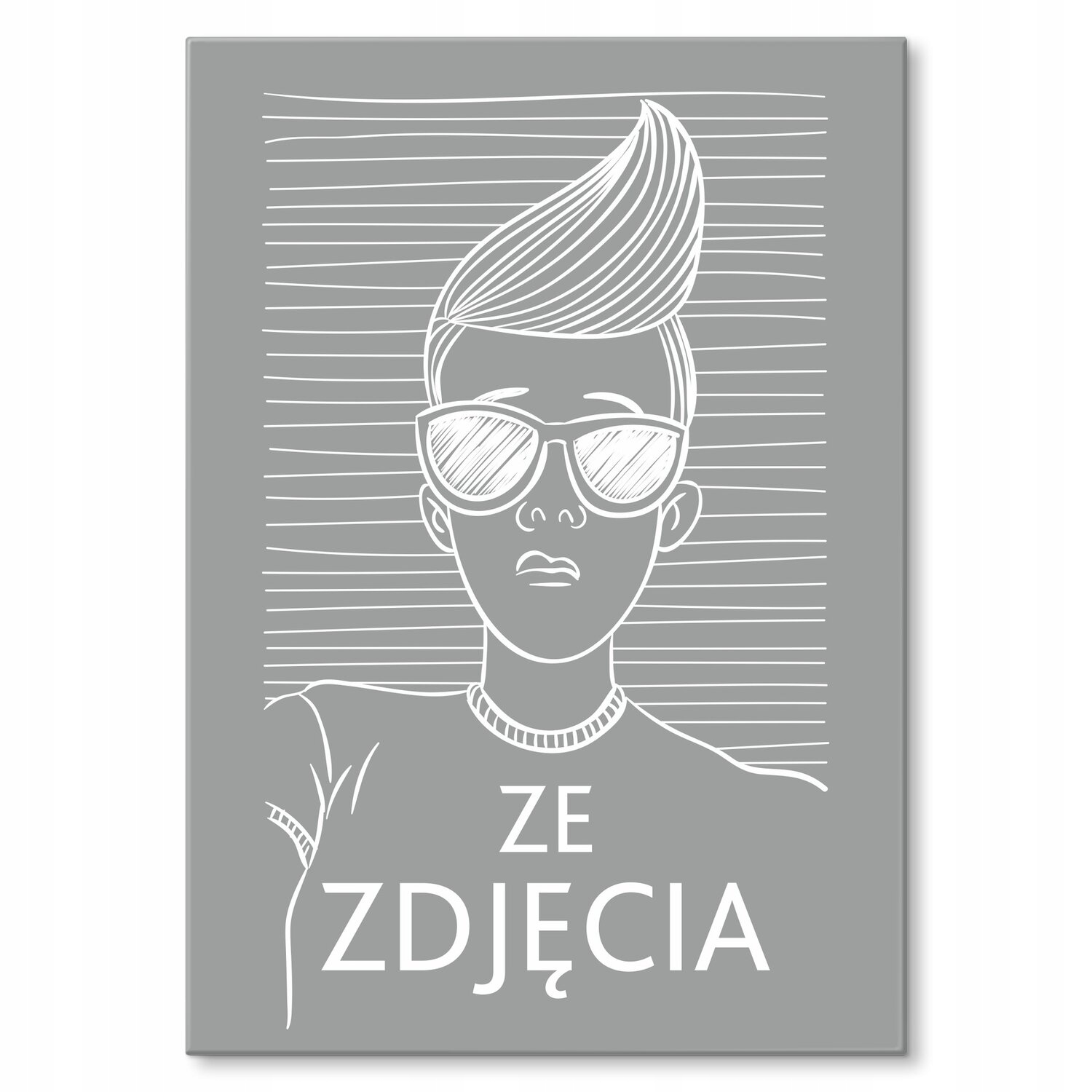 Kovový plagát s vašou fotografiou Darček 42 x 59 cm