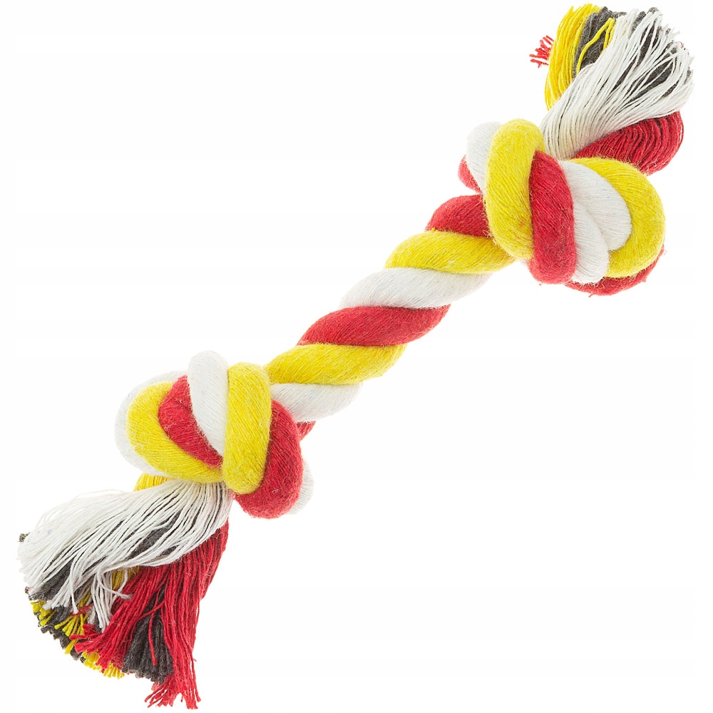 

Zabawka dla psa Sznur pleciony dwa supły 16 cm