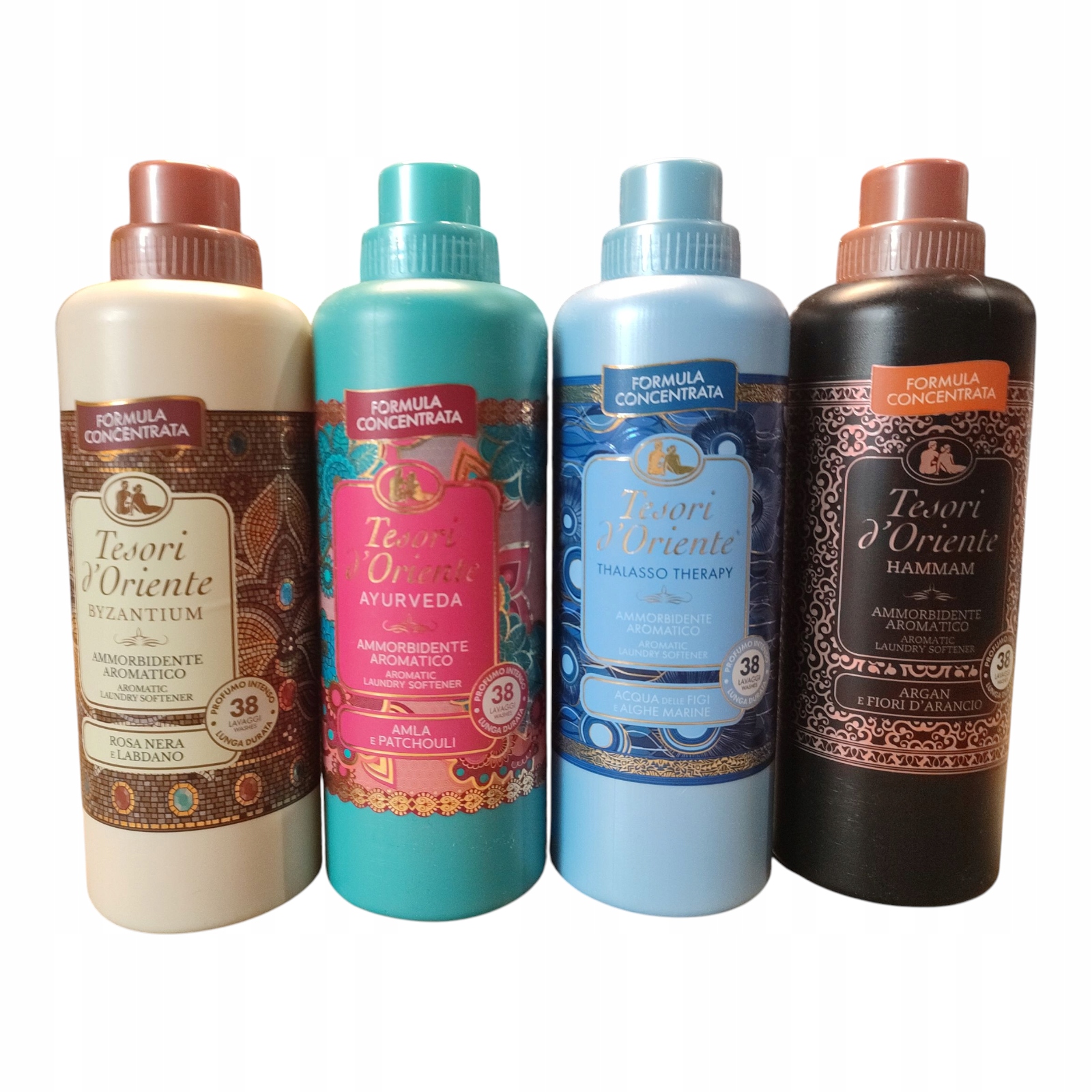 Tesori Sada 4 italských oplachovacích přípravků „bath“