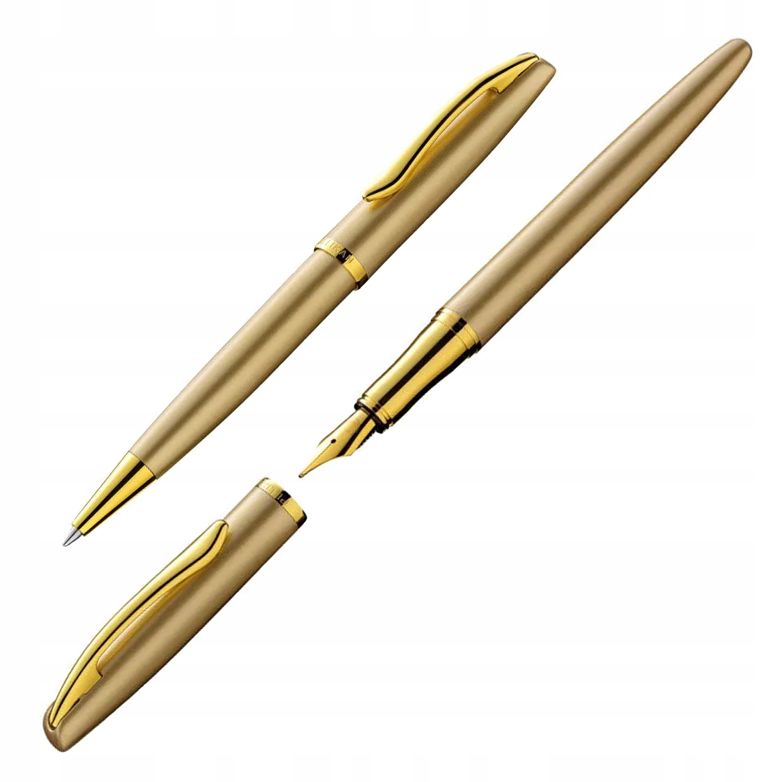 ZESTAW PIÓRO WIECZNE + DŁUGOPIS JAZZ NOBLE GOLD ETUI Marka Pelikan