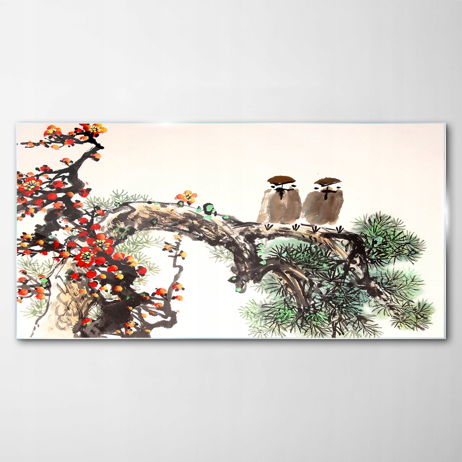 

Obraz na Szkle Dekor Chiny Drzewa Atrament 120x60