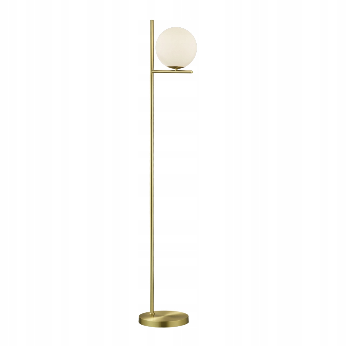 Stojacia podlahová lampa s guľou Pure zlatá Trio