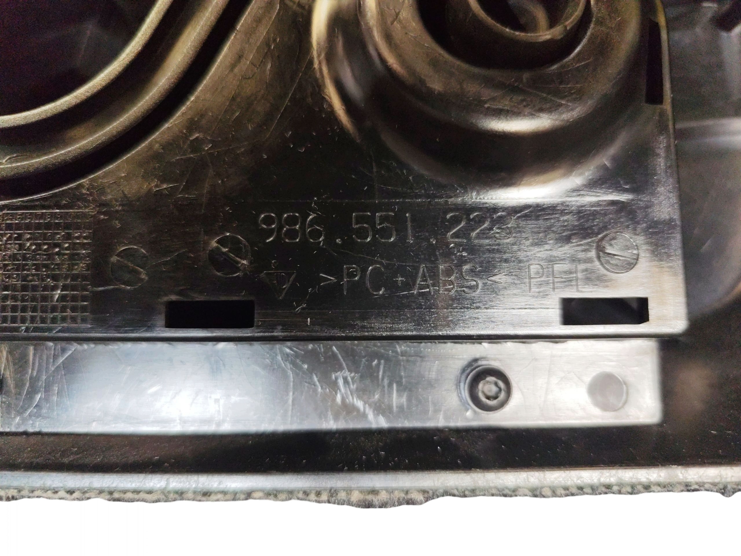 Abdeckung, Hutablage heck hinten PORSCHE BOXSTER und 986 986551223