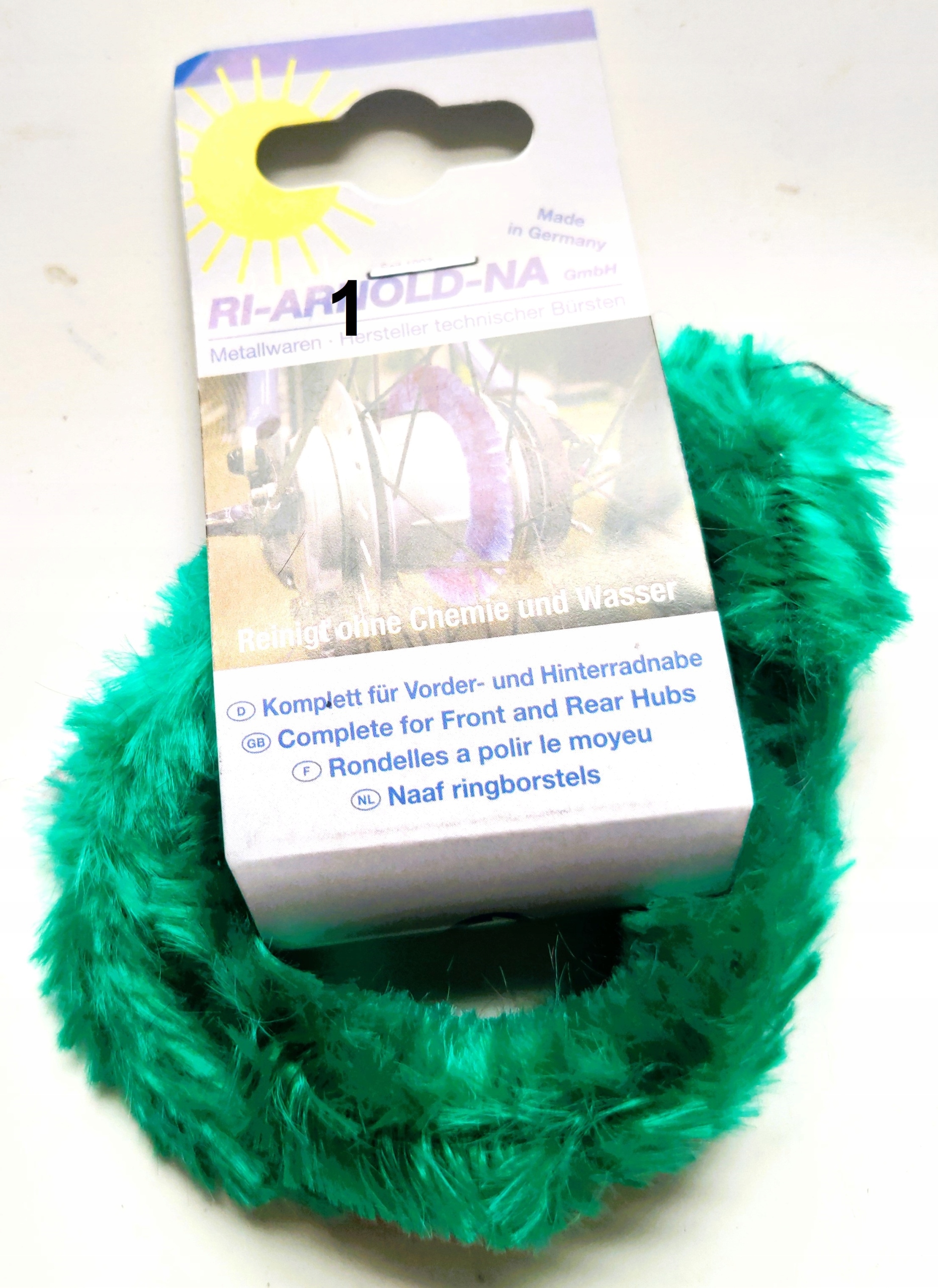 CZYŚCIK FROTKA PIASTY KOŁA kpl. 2szt kolorowe czyściki piast rowerowych Płeć nie dotyczy