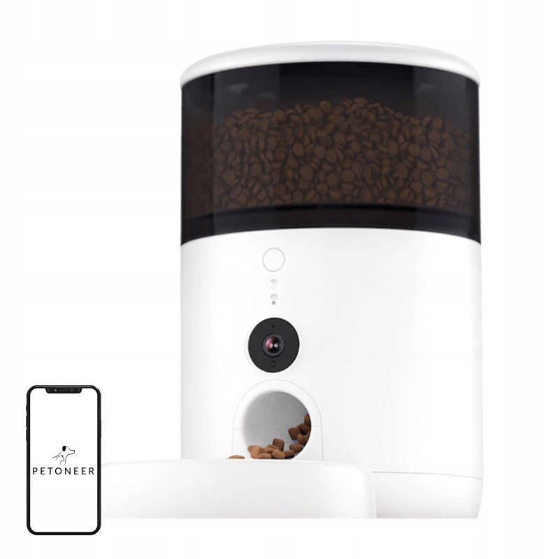 Inteligentní Dávkovač krmiva pro kočky s kamerou Petoneer Nutrivue 2.6 l